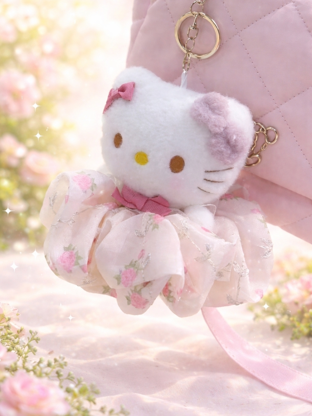 Hello Kitty Plush Keychain